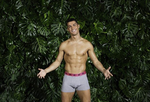 Real Madrid Star Ronaldo Strips Down To Launch CR7 Underwear Campaign