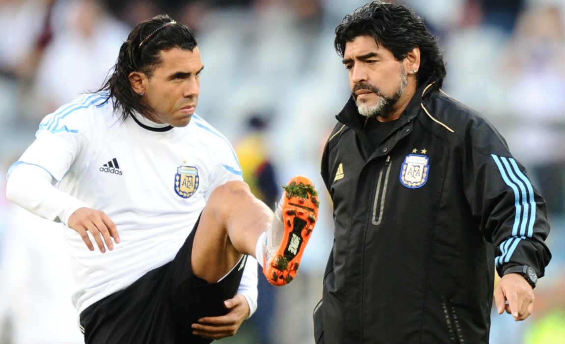 Diego Maradona Urges Argentina To Recall Striker Carlos Tevez