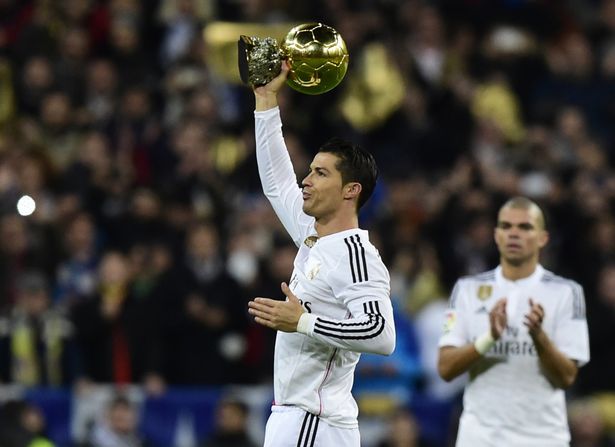 Cristiano Ronaldo winning Ballon d'Or merchandise leaked day