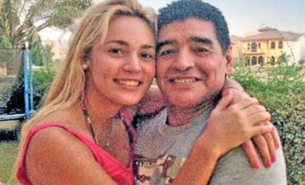 Diego Maradona's Public Affection For 30 Year Junior Girlfriend Rocio Oliva