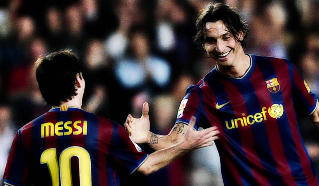 Zlatan And Messi Had Friction Between Them During Barcelona Days