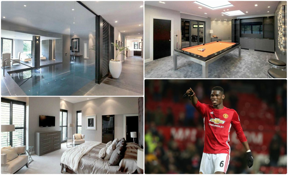 Manchester United Star Paul Pogba Bargains £600,000 Under New Mansion's  Asking Price