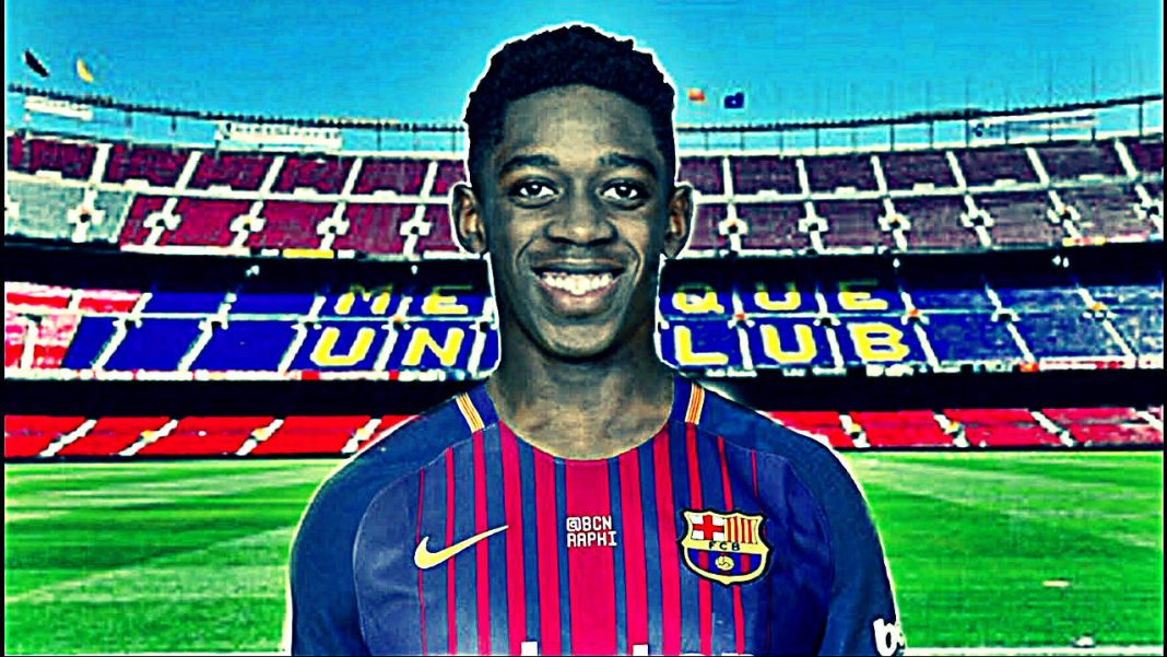 Barcelona Reveal Dembele's Shirt Number, He Has Some Big Boots To Fill!