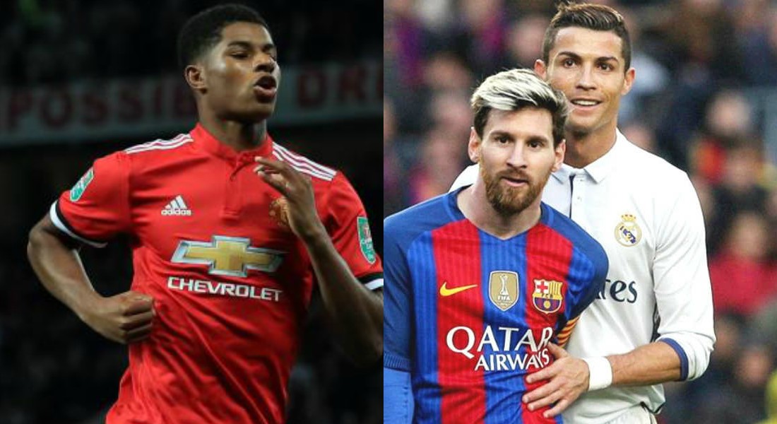 Rashford Compared To Messi, Ronaldo And Bale After Recent Performances