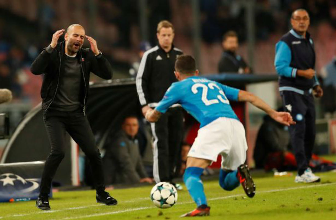 Napoli 2-4 Man City: Pep's Men Enter Knockout Stages After Aguero ...