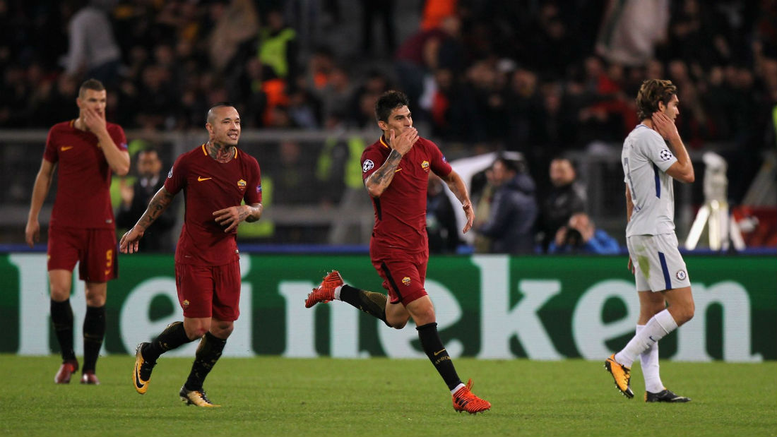 Champions League: Roma Beat Chelsea 3-0 To Go To Top Of Group C